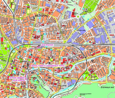 ljubljana map.